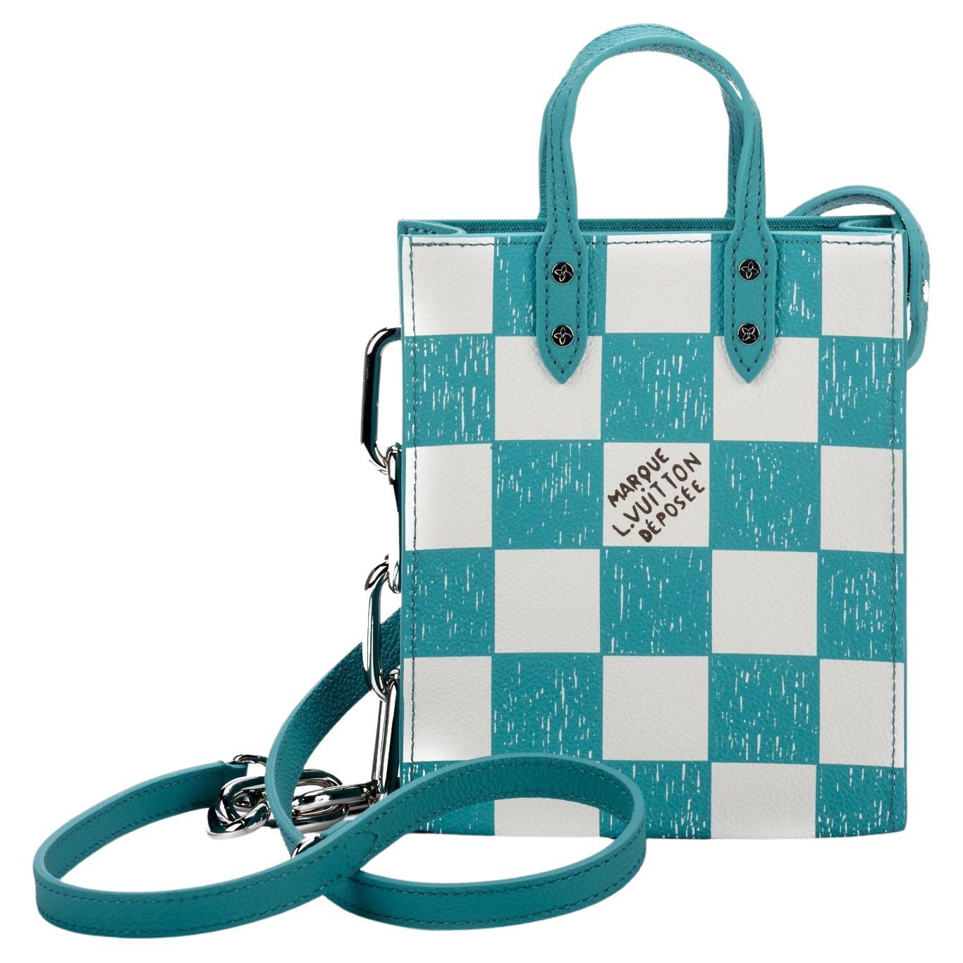 Abloh Vuitton Nib Mini Sac Plat Checkers