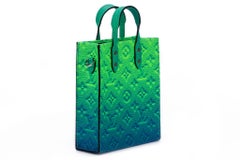 Abloh x Vuitton Green/Blue Mini Sac Plat