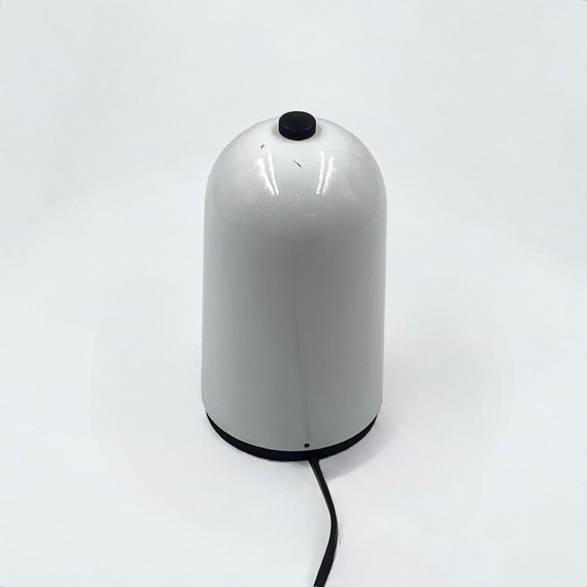 ABM 'Selene' Adjustable Lamp in White Lacquered Metal, 70s MCM Design Italy 4