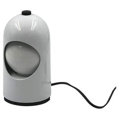 ABM 'Selene' Adjustable Lamp in White Lacquered Metal, 70s MCM Design Italy