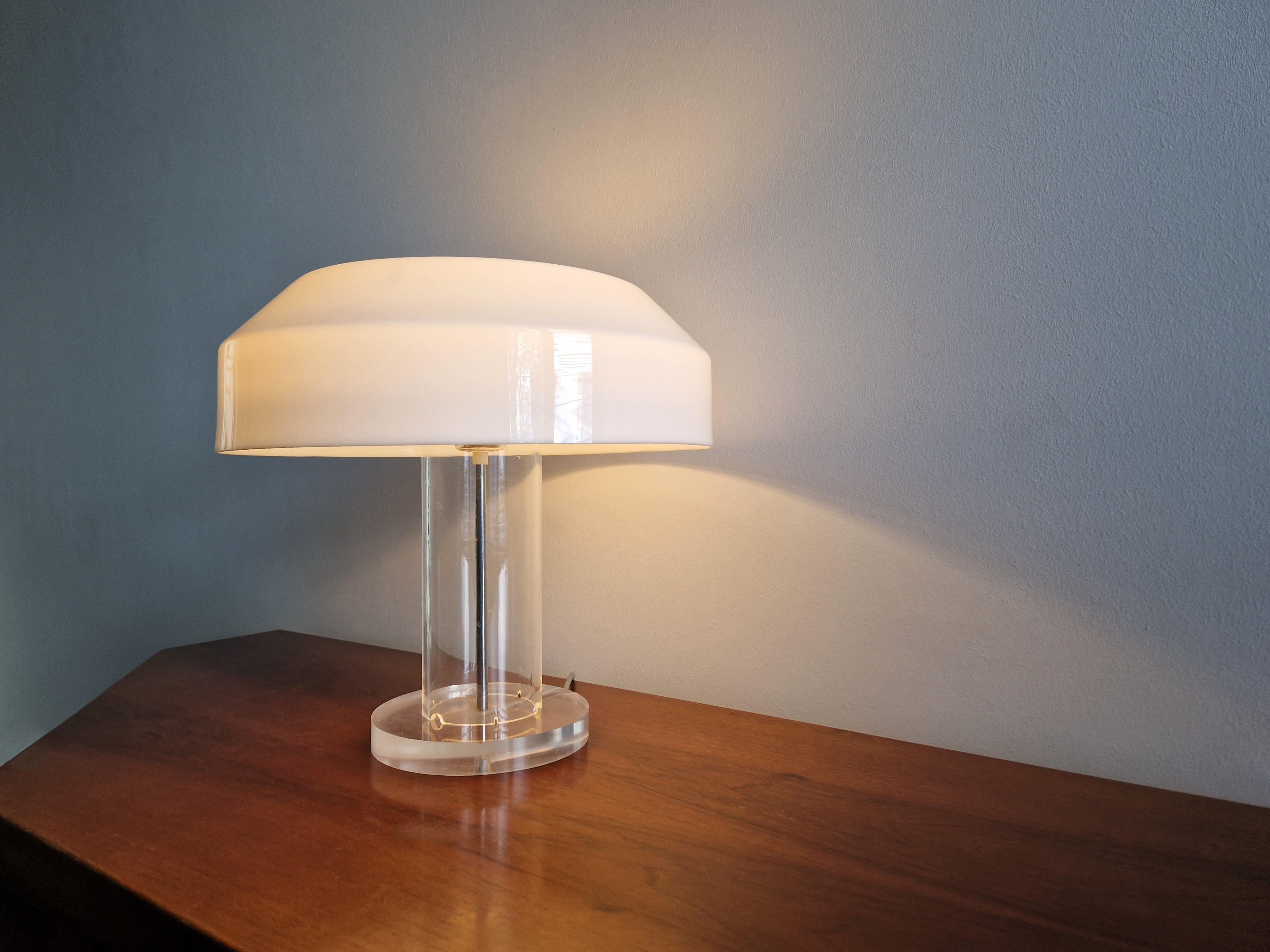 ABN table lamp by Aldo van den Nieuwelaar for ABN, The Netherlands 1970's For Sale 2
