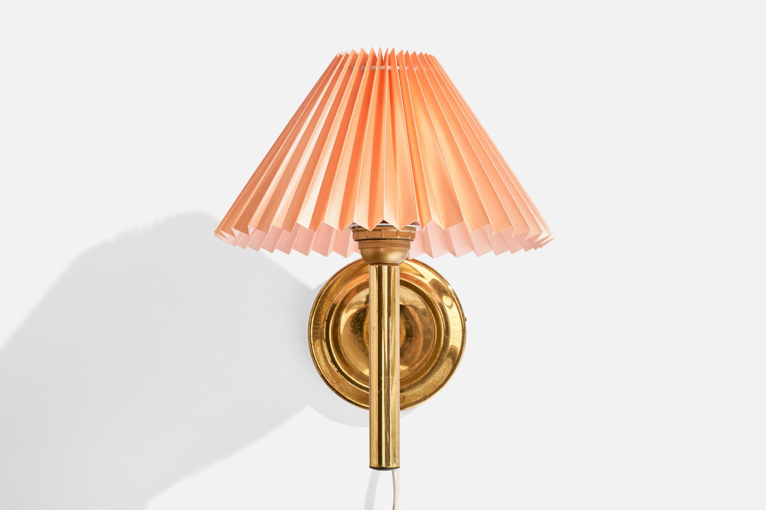 Scandinave moderne Abo Randers, Lights, laiton, papier, Danemark, années 1970 en vente