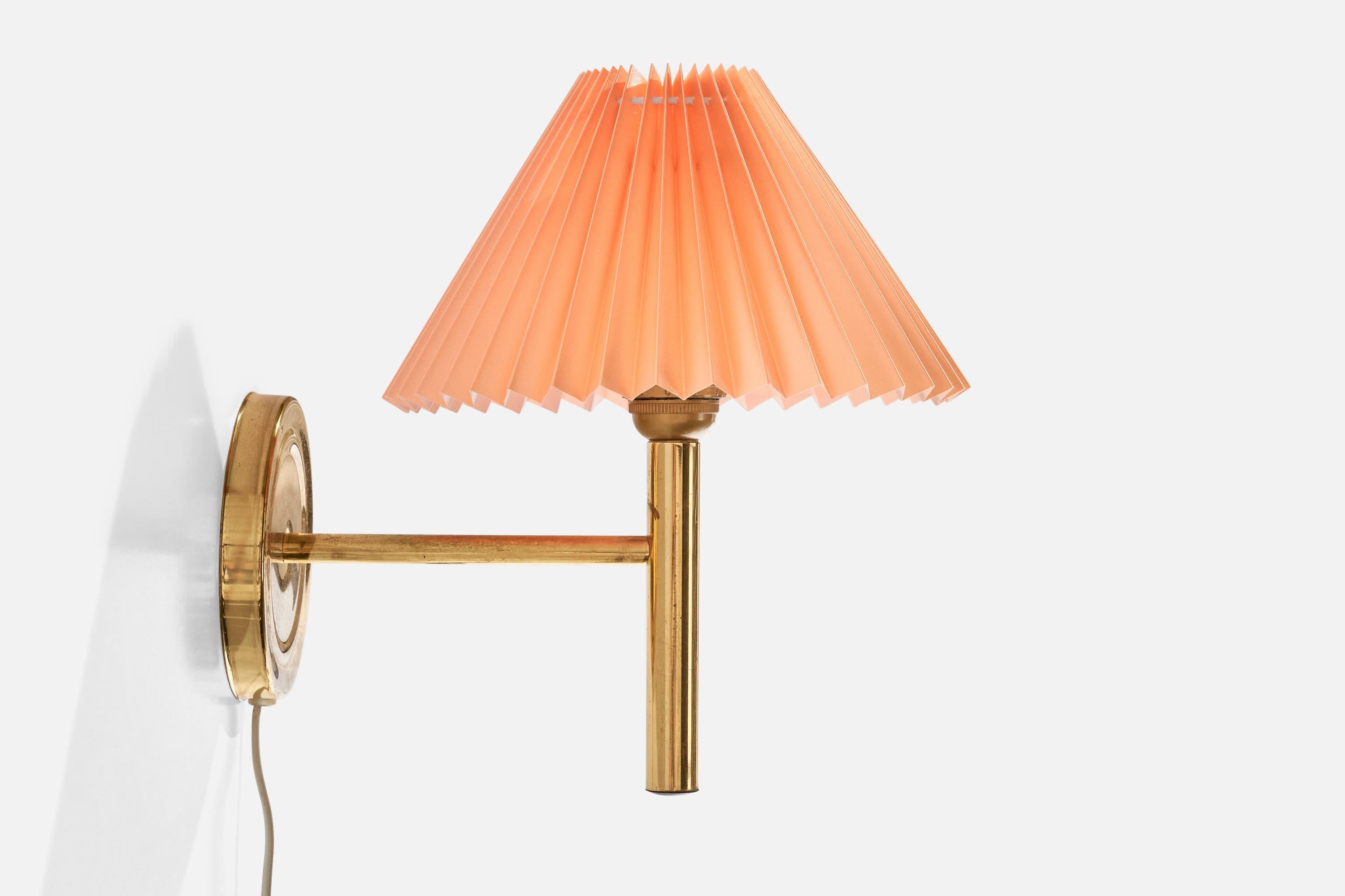 Danois Abo Randers, Lights, laiton, papier, Danemark, années 1970 en vente