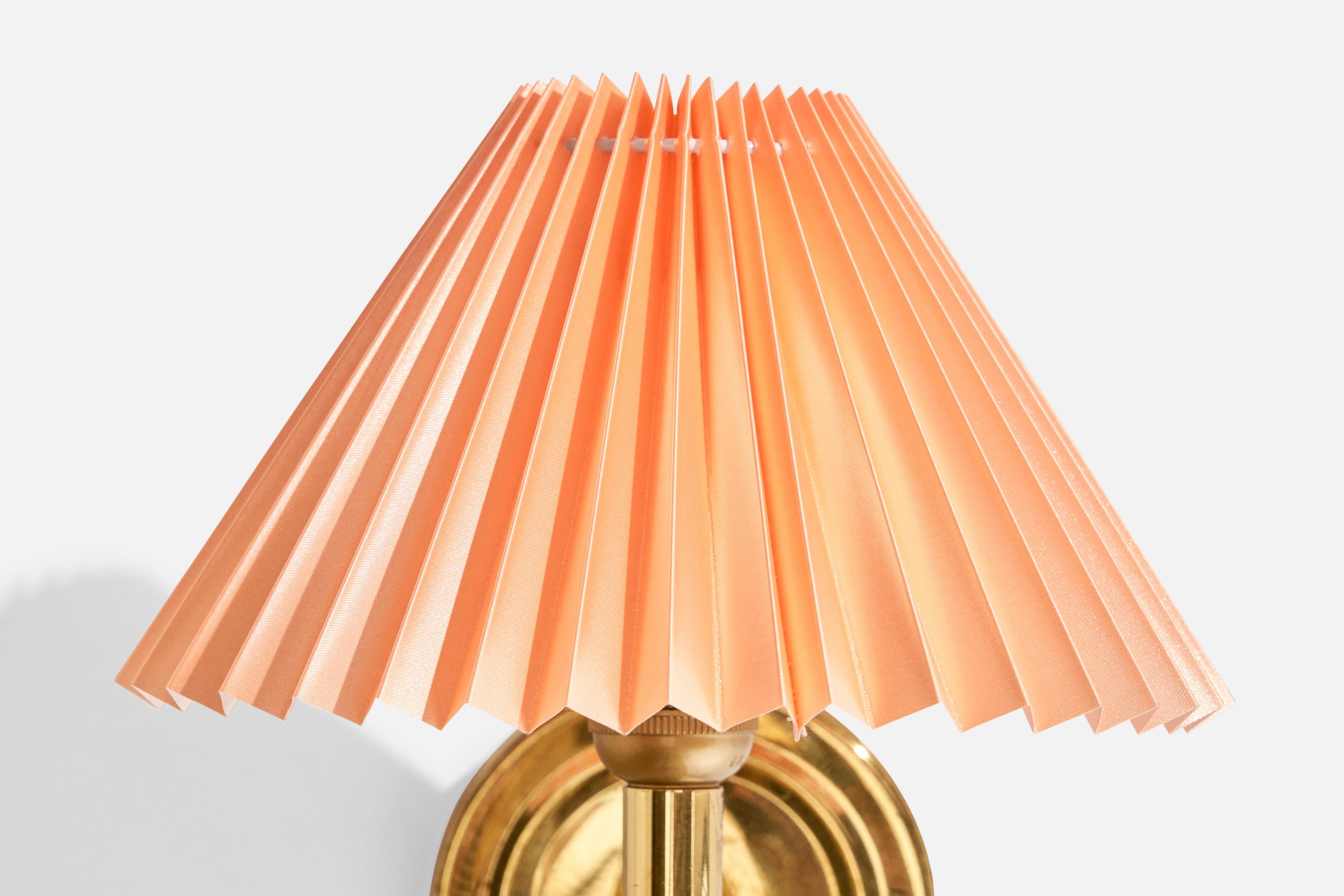 Laiton Abo Randers, Lights, laiton, papier, Danemark, années 1970 en vente