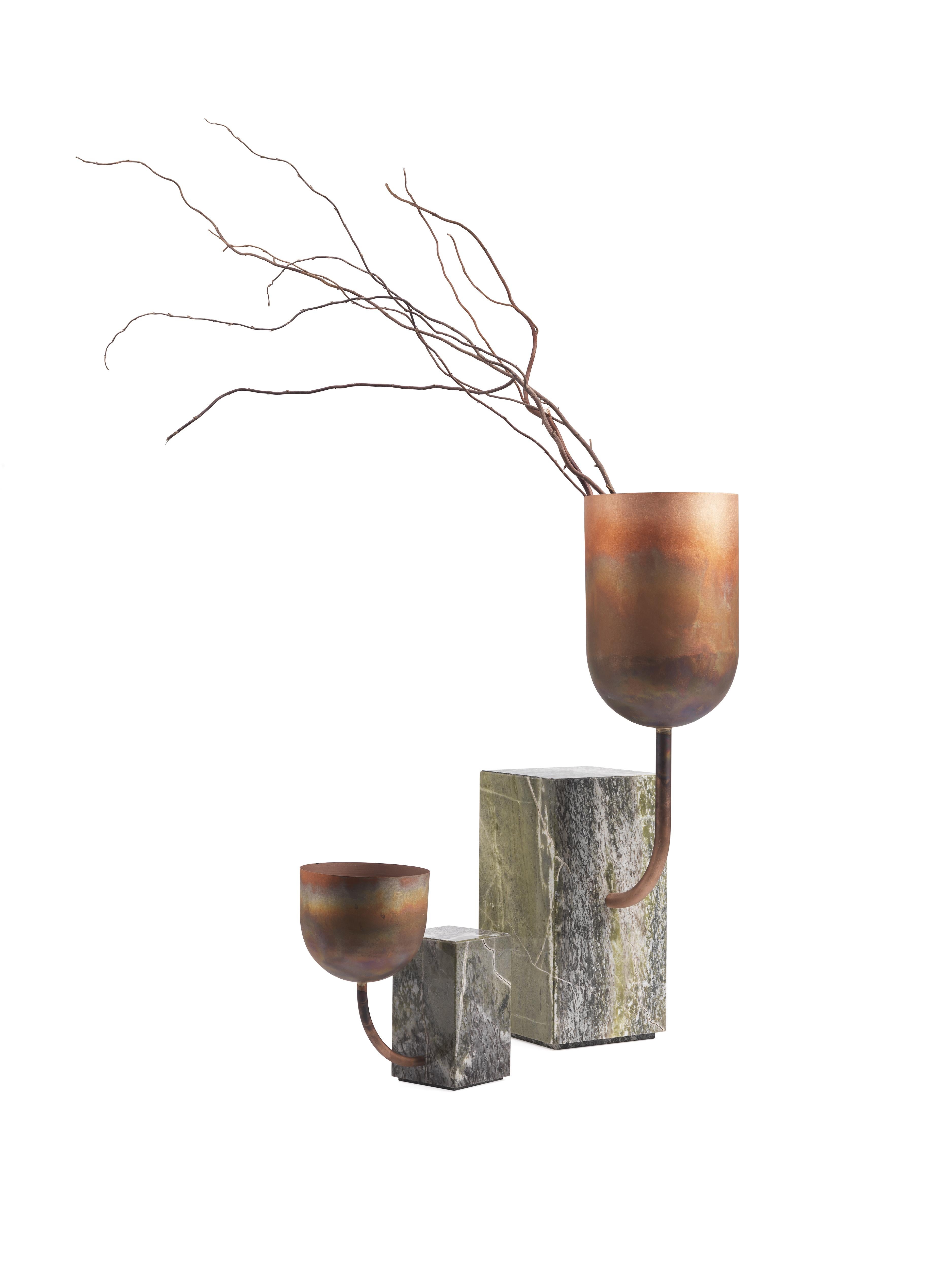 Copper Aboram Tall Vase by Sam Baron
