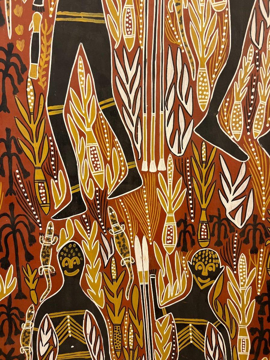 Tribal Peinture aborigène de Betty Guymatala, Australie  en vente