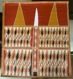 Aboriginal Body Painting Terrence Gurruwiwi Elcho Island, Australia