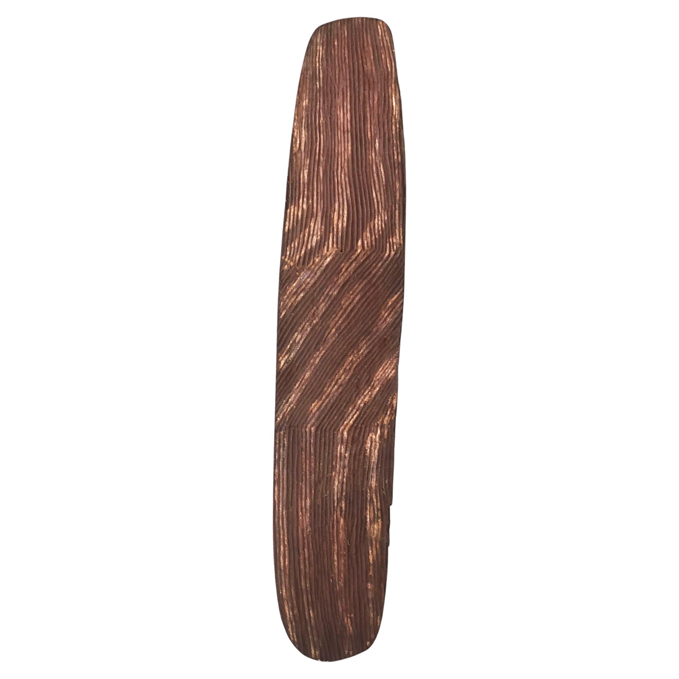 Aboriginal Carved Wood Wunda Shield Australia Tribal Art Interior Design