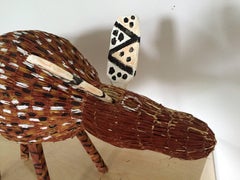 Aboriginal Contemporary Fiber Art Camp Dog