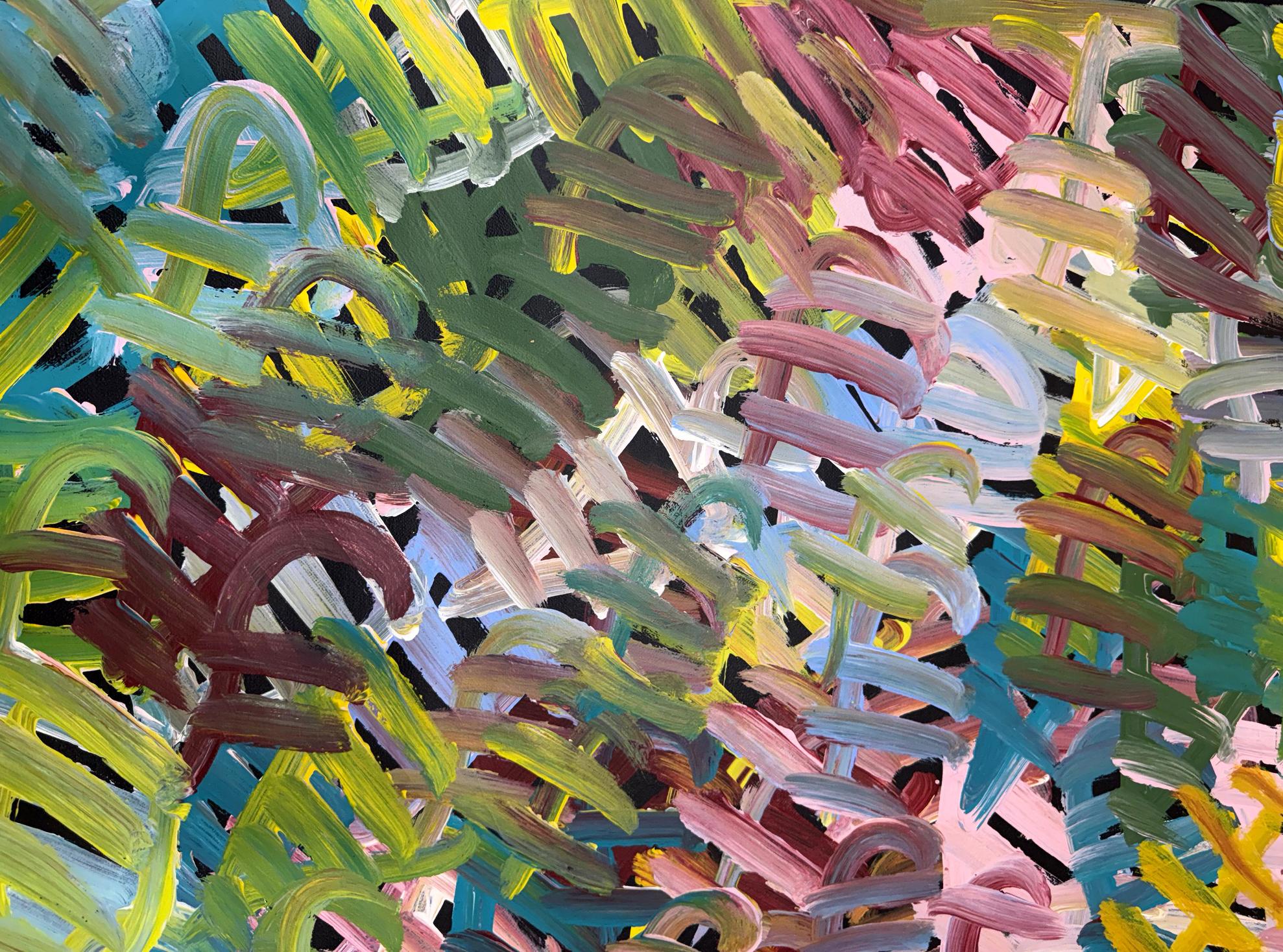 Pintura aborigen contemporánea Awelye Atnwengerrp de Emily Pwerle Australiano en venta