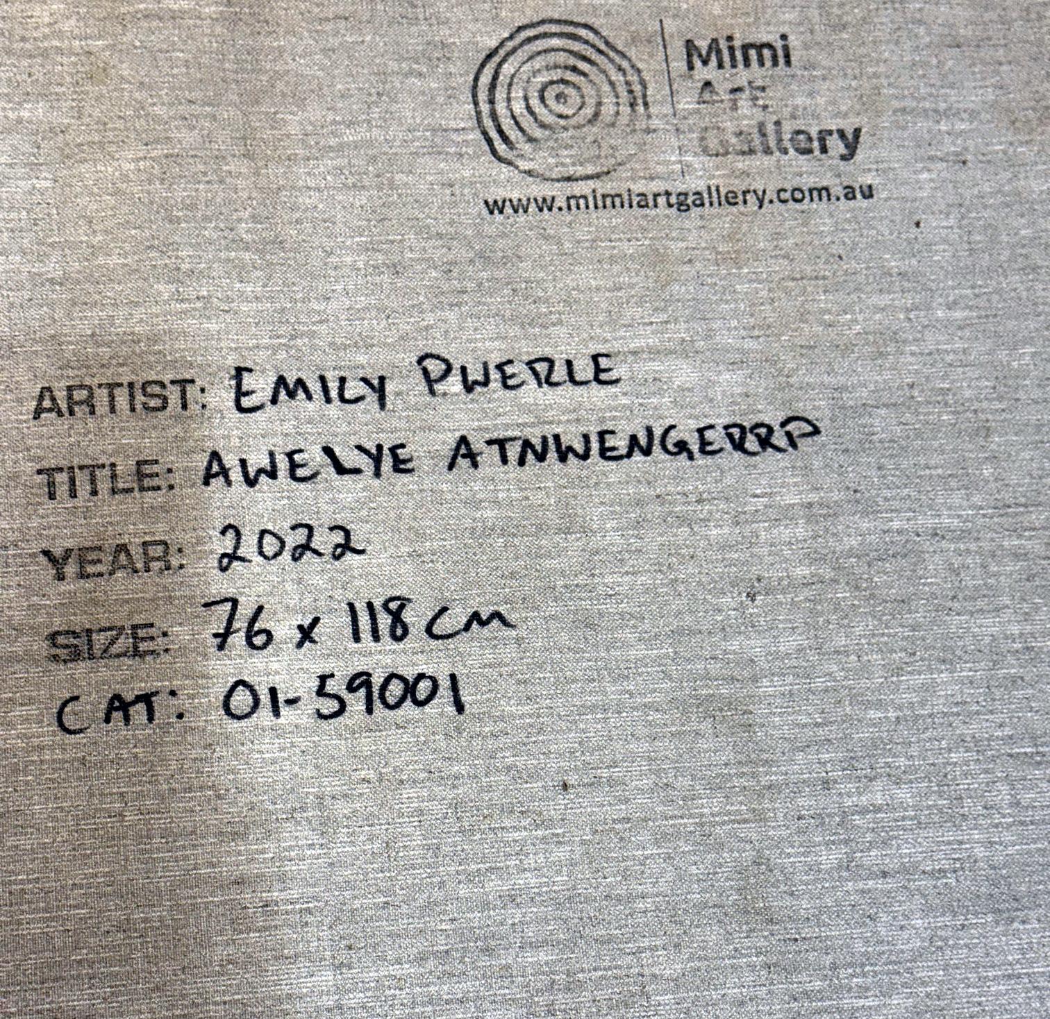 Pintura aborigen contemporánea Awelye Atnwengerrp de Emily Pwerle en Excelente estado para la venta en Atlanta, GA