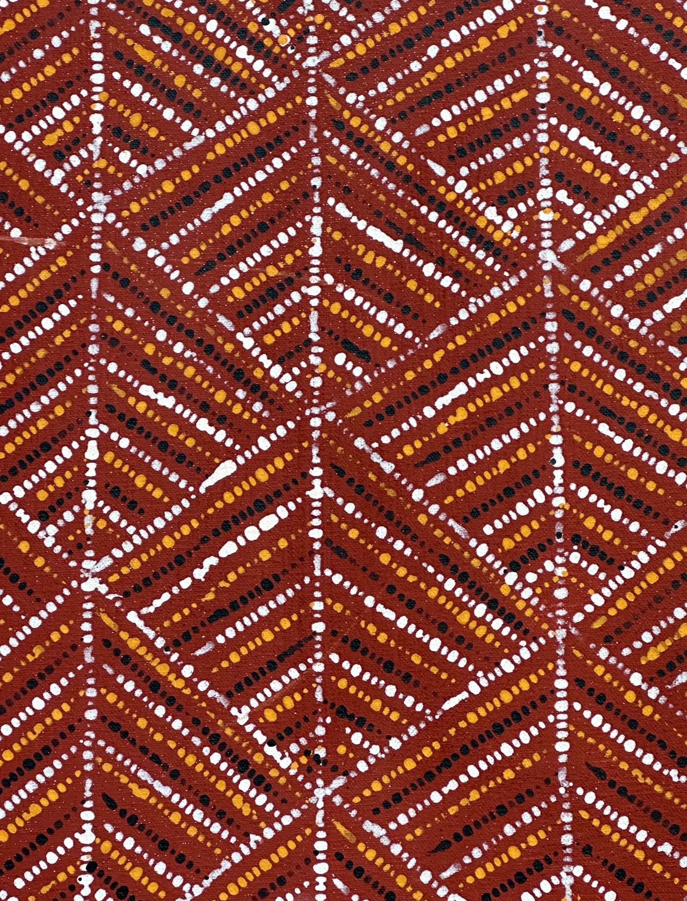 Aboriginal Diptyque Paintings by Raelene Kerinauia In Good Condition For Sale In Atlanta, GA