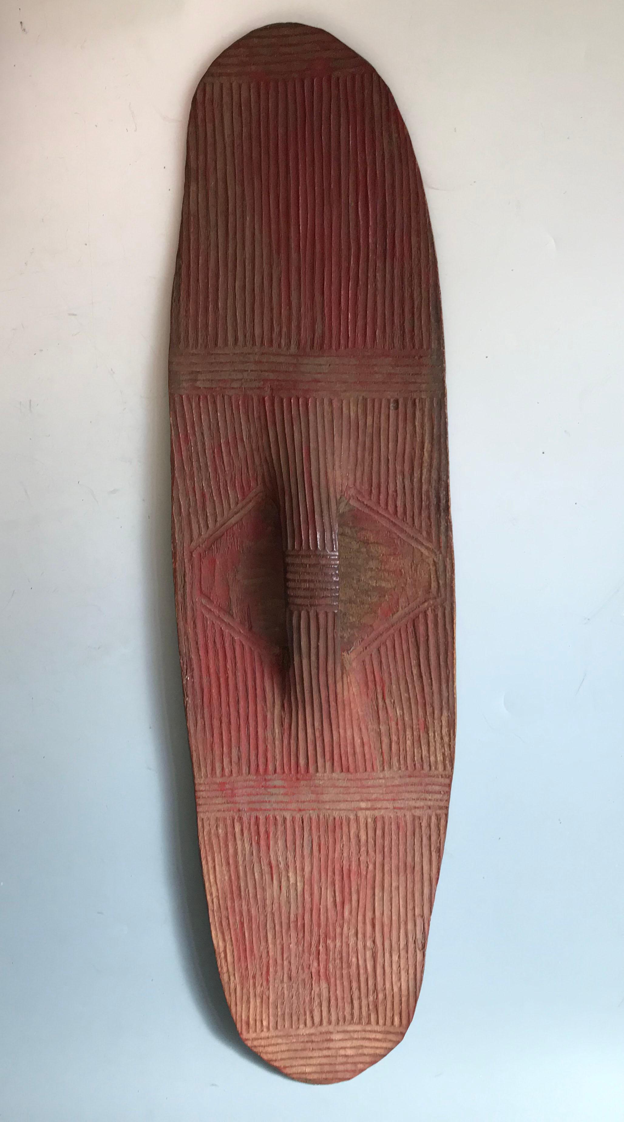 Australian Aboriginal Fine Antique Wunda Shield Australia Tribal Art Interior Design