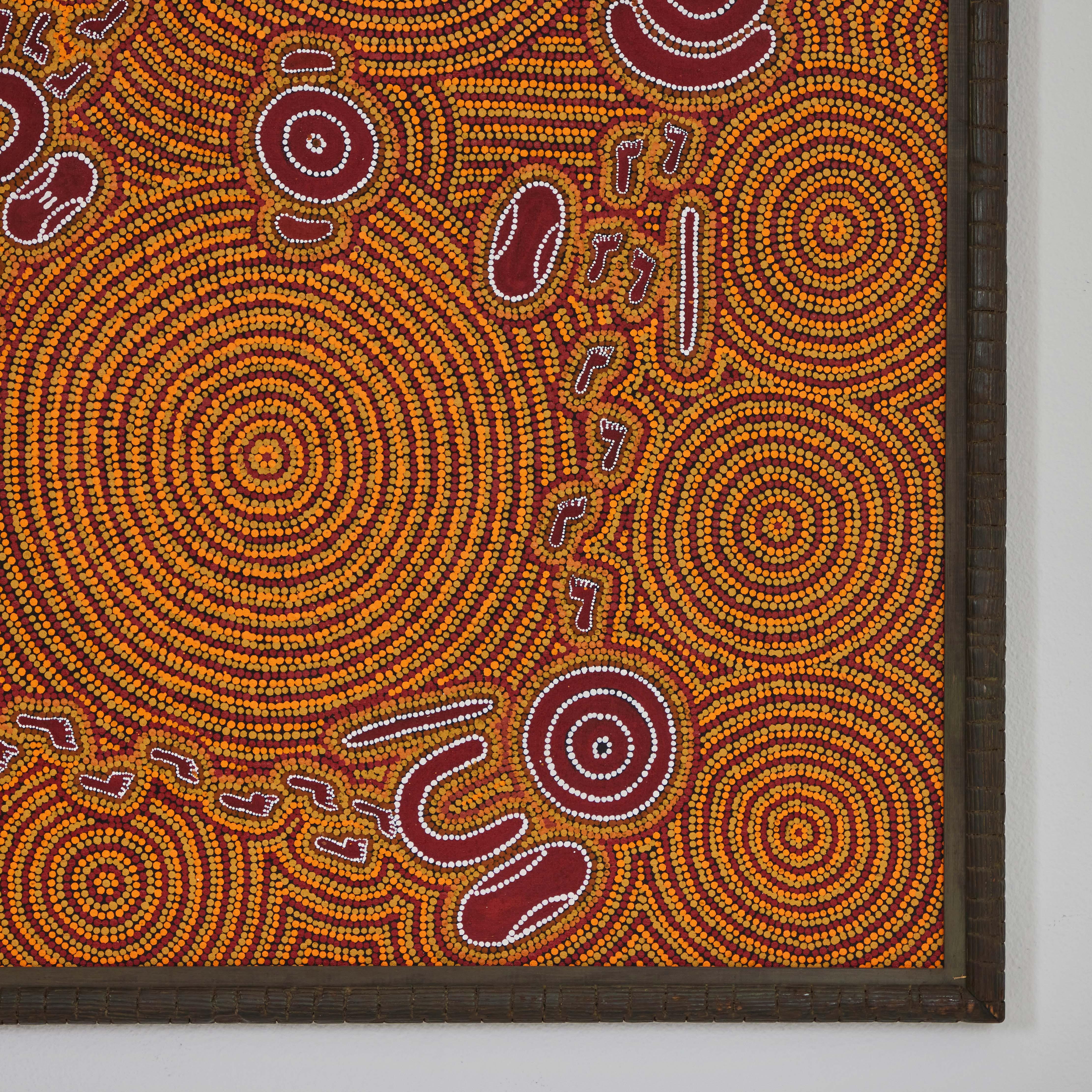 20th Century Aboriginal Jukurrpa by Andrea and Kathleen Martin Nungarrayi For Sale