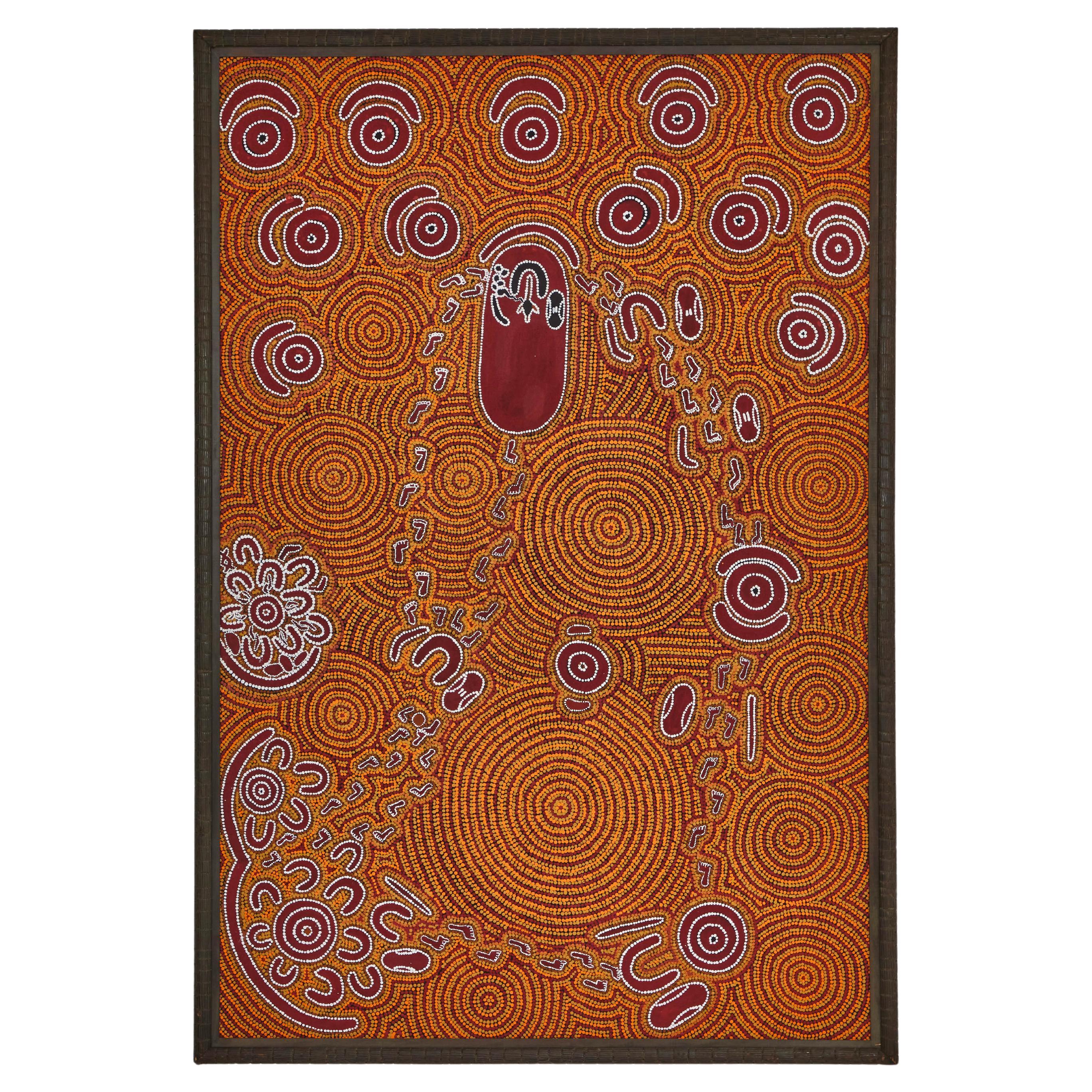 Aboriginal Jukurrpa by Andrea and Kathleen Martin Nungarrayi For Sale