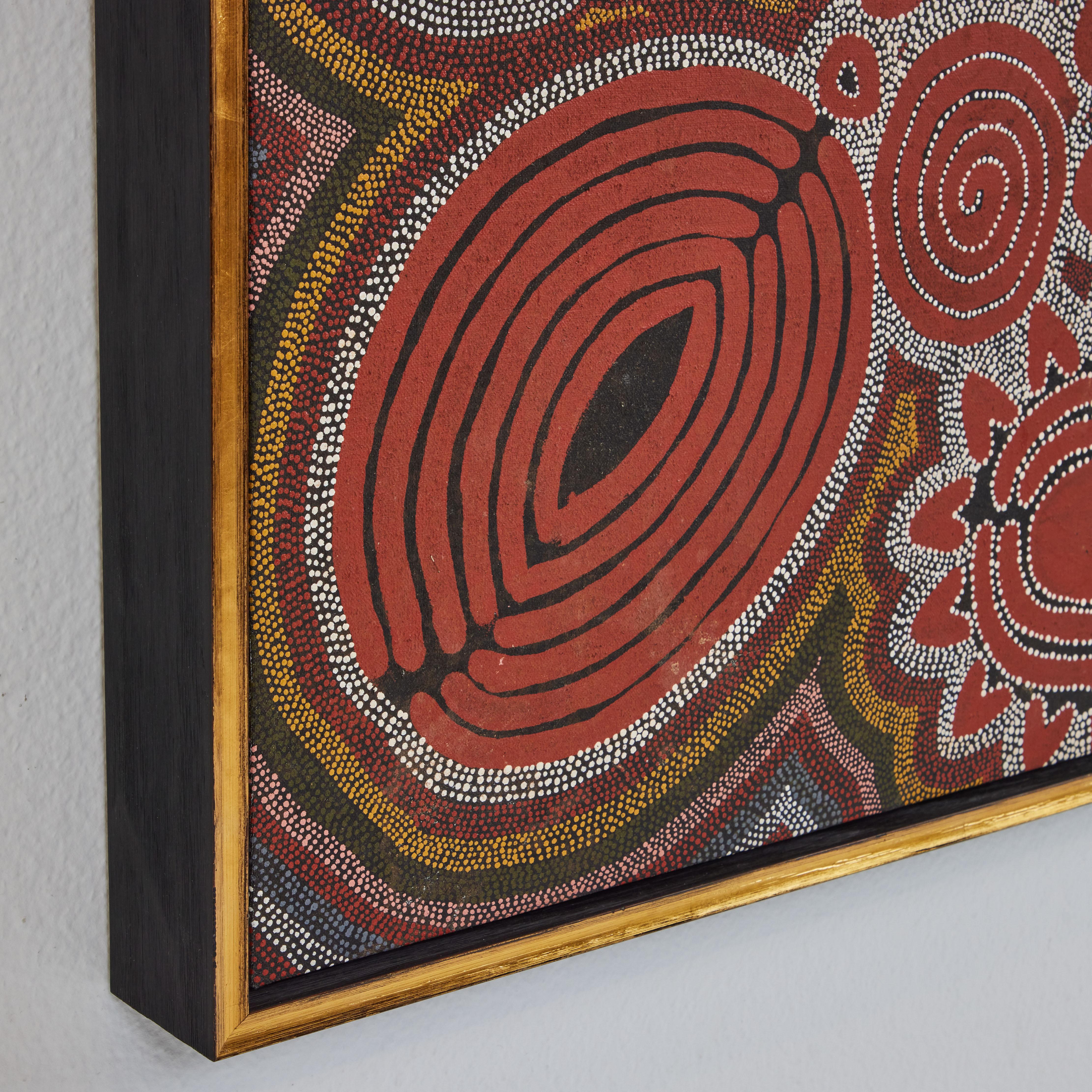 Hand-Painted Aboriginal Jukurrpa by Dorrie Petyarre