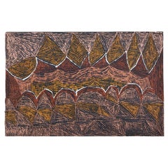Vintage Aboriginal Painting by Cornelia Tipuamanturriri, Tiwi Island