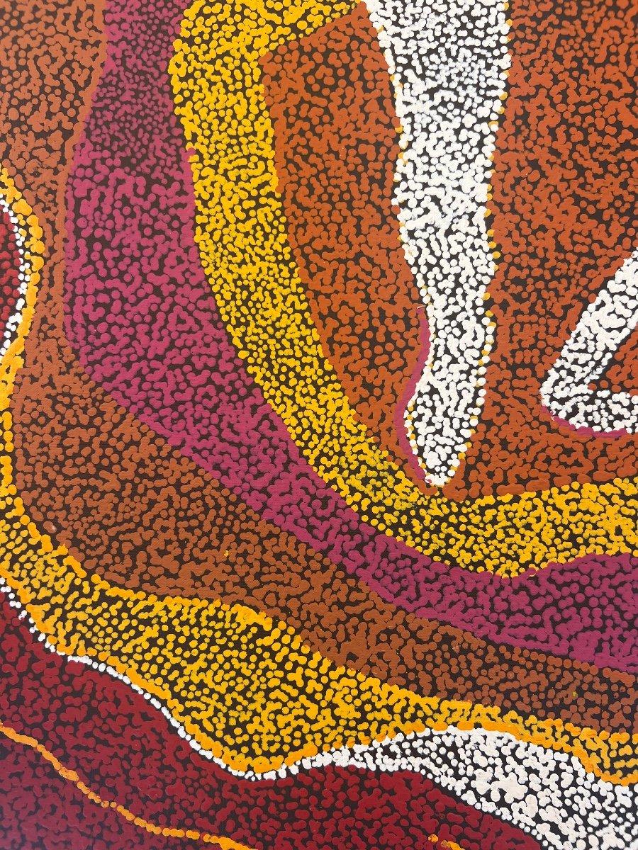 Australiano Pittura aborigena di Jorna Newberry, Australia in vendita