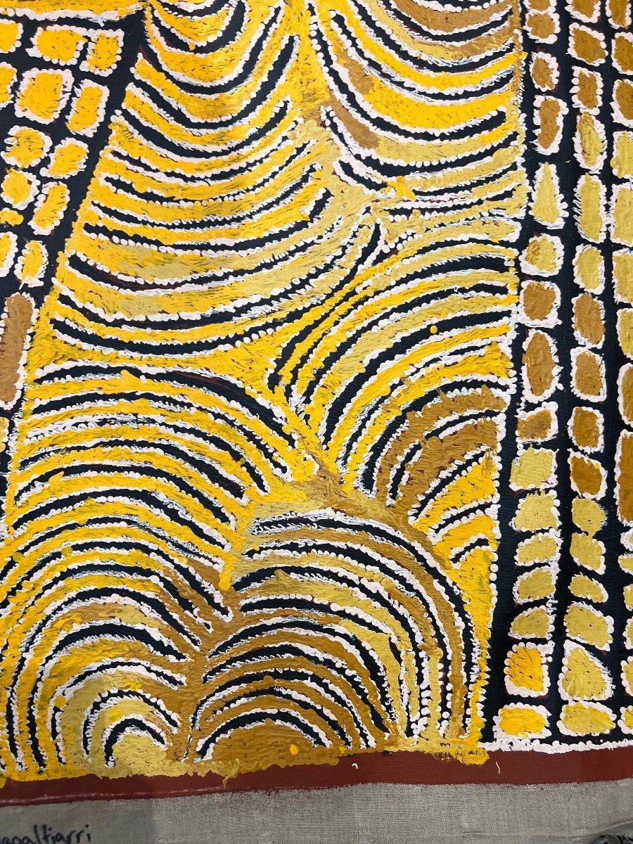 Acrylic Aboriginal Painting by Tjunkiya Napaltjarri (1927-2009) For Sale