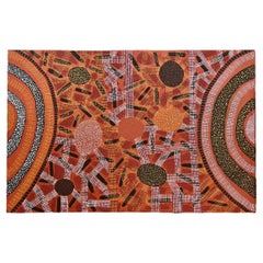 Used Aboriginal Painting 'Kuluma in Tiwi Islands' by Nina Puruntatameri (1971-)