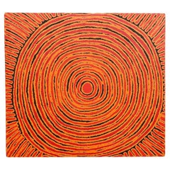 Peinture aborigène Ngutjul de Pantjiya Nungurrayi (1936-)