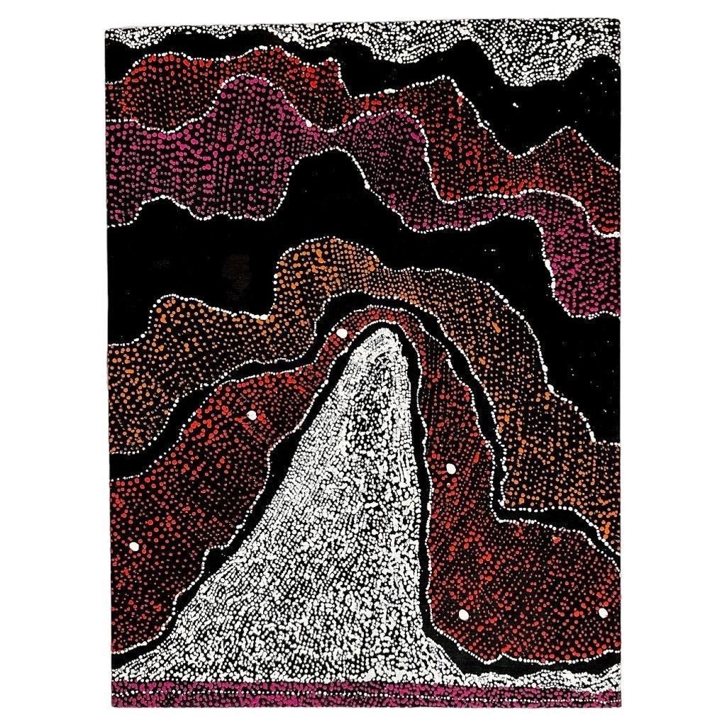 Peinture aborigène Pirlinyanu de Julie Nangala Robinson (1973-) en vente