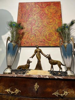 Aboriginal Painting 'Tingari Dreaming' by Ronnie Tjampitjinpa (1943-)