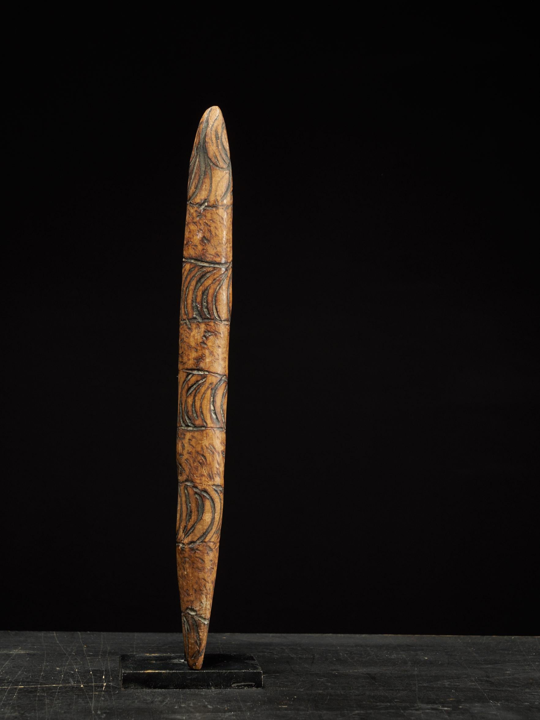 Australian Aboriginal People, Australia, Tiwi Painted Ritual Object and Clapper Sticks For Sale