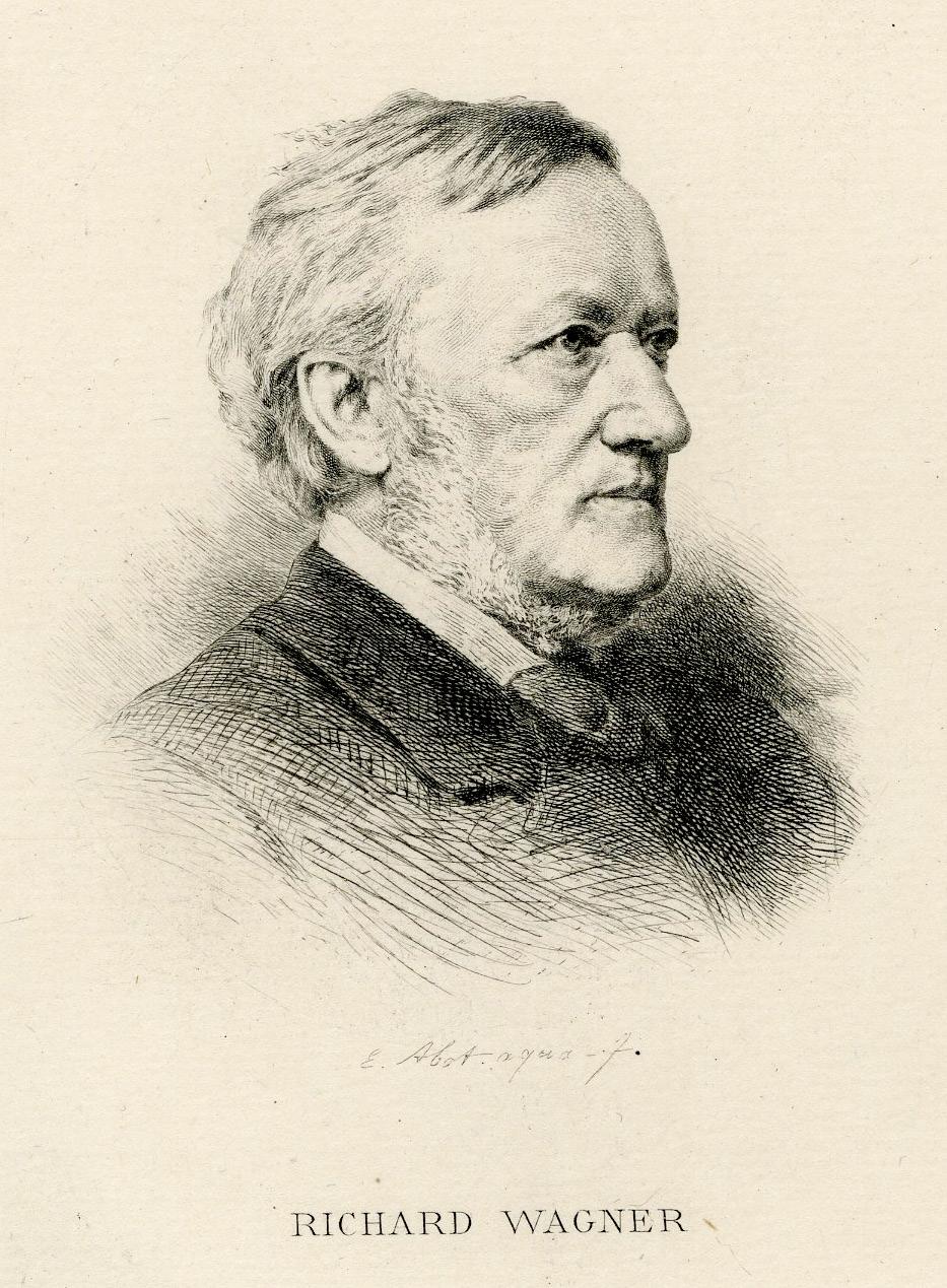 Portrait Print Abot, Eugene-Michel-Joseph - A Richard Wagner