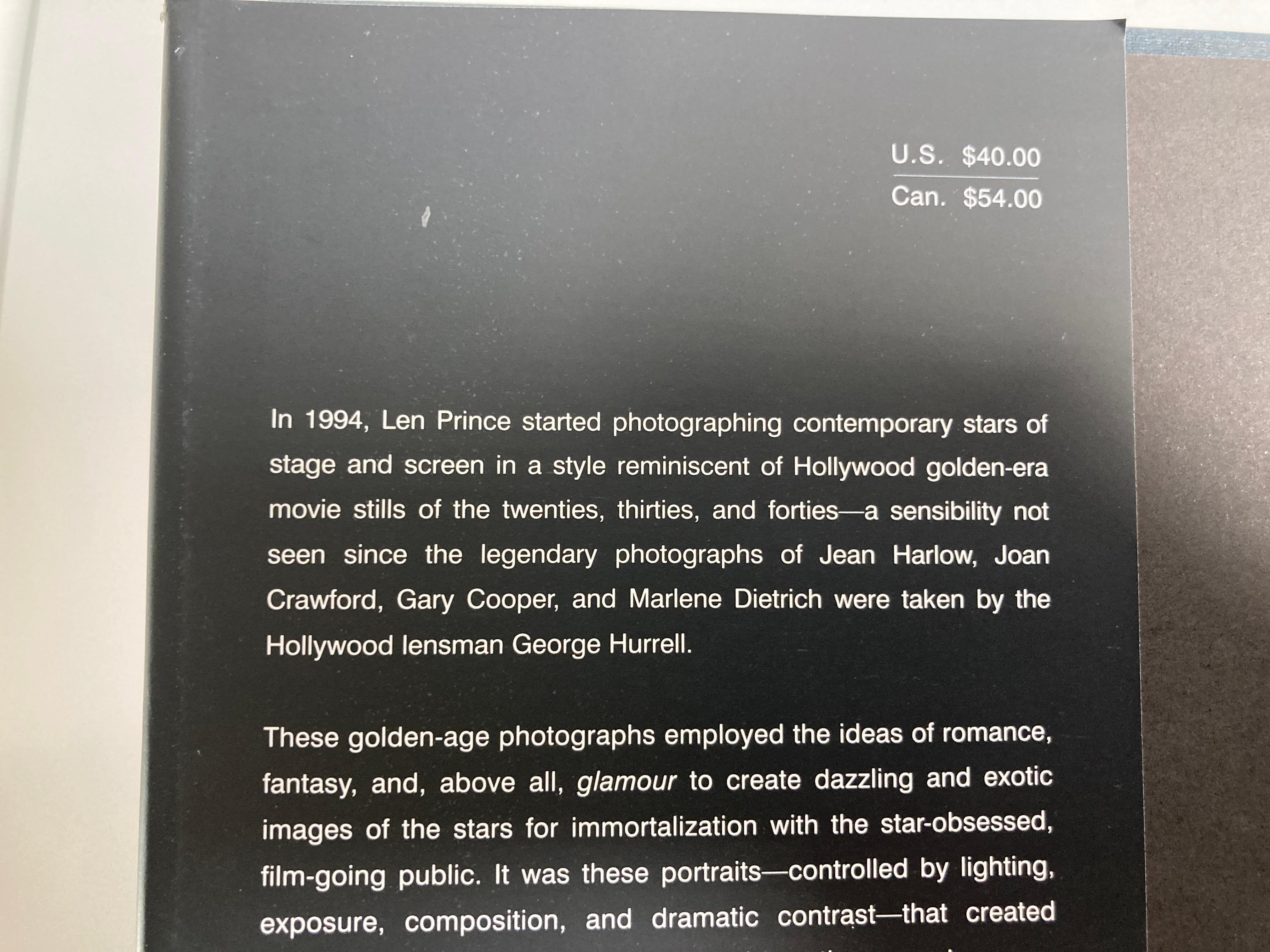 American About Glamour Book by Len Prince Photography Book