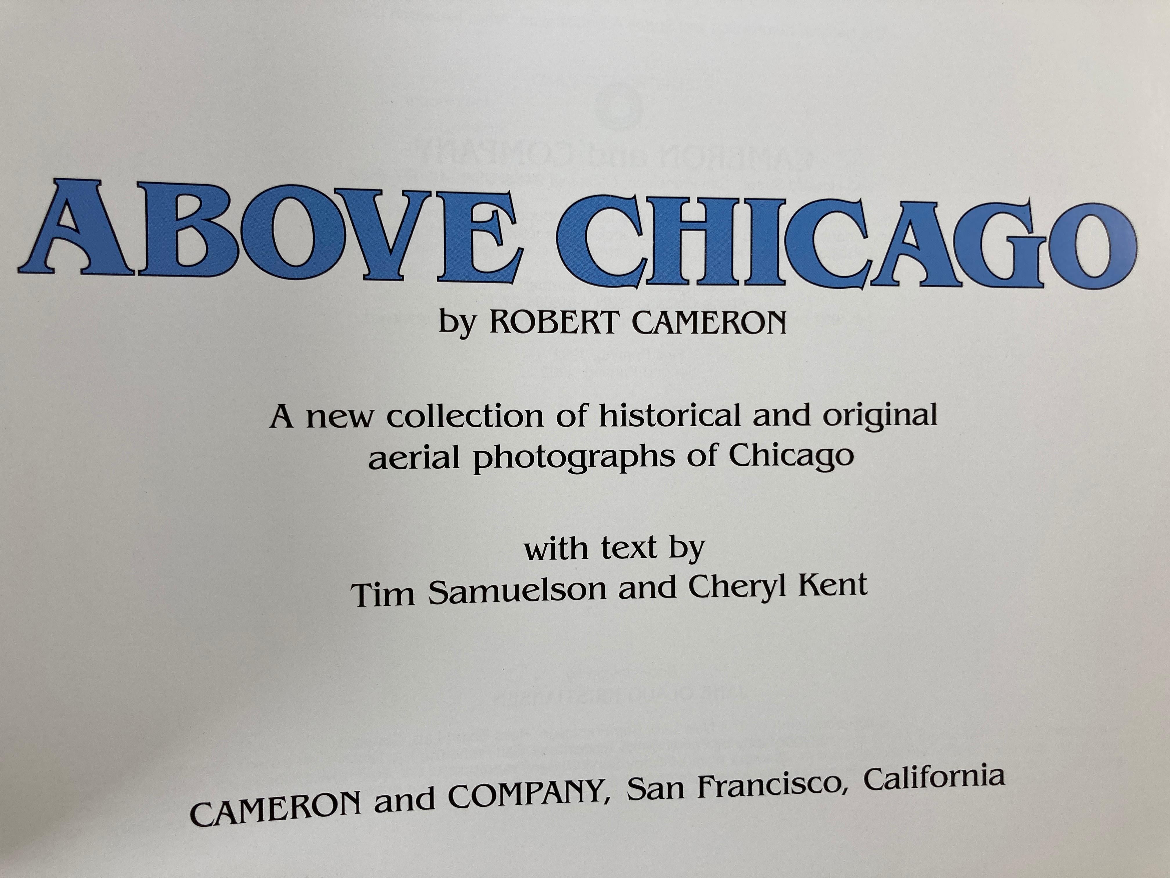 Above Chicago Book by Robert Cameron Hardcover Book 1