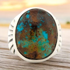 Above Snakes  Hand-Carved Upcycled Appalachian Silver Ring by Rob Sherman