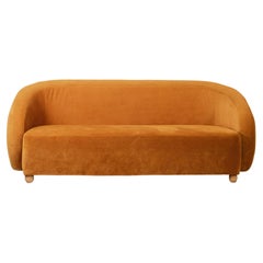 ABRA: Contemporary Loveseat mit abgerundeter Kante 