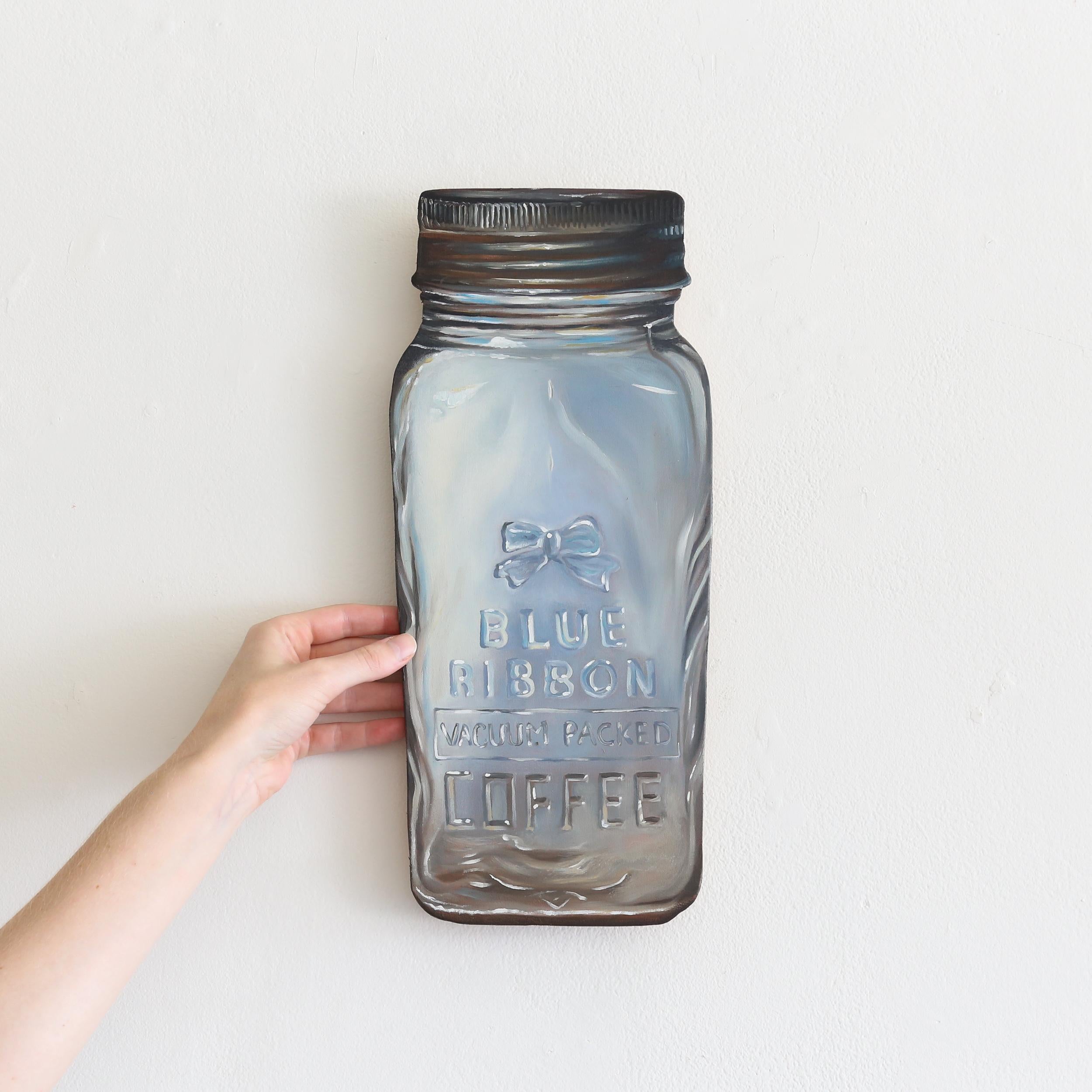 Café Blue Ribbon - Painting Realista de Abra Johnson