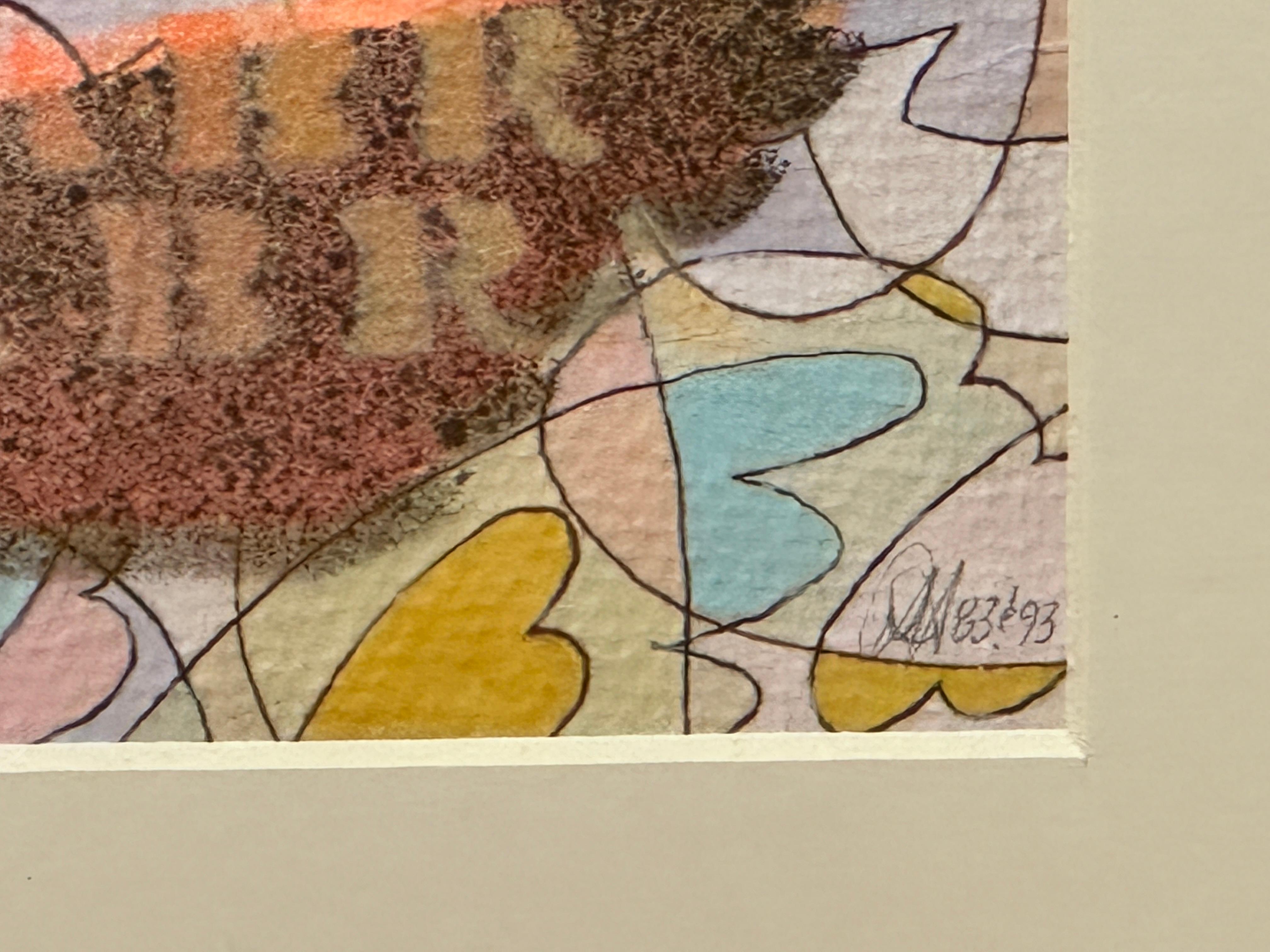Abstrakte Lithographie „Abracadabra“ (20. Jahrhundert) im Angebot