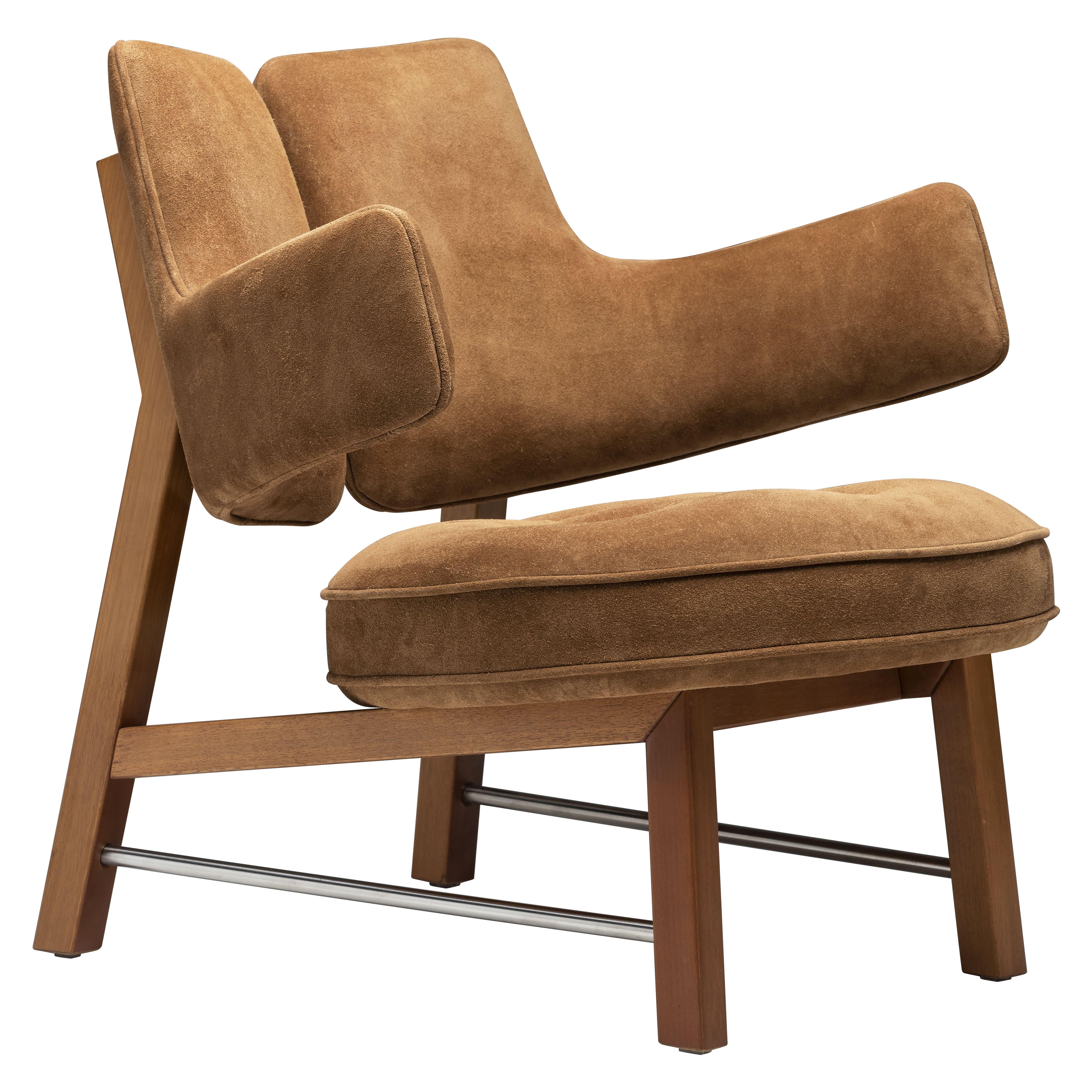 Fauteuil Abraço - 2024, Wood, acier inoxydable et Steele - par Zanini de Zanine en vente
