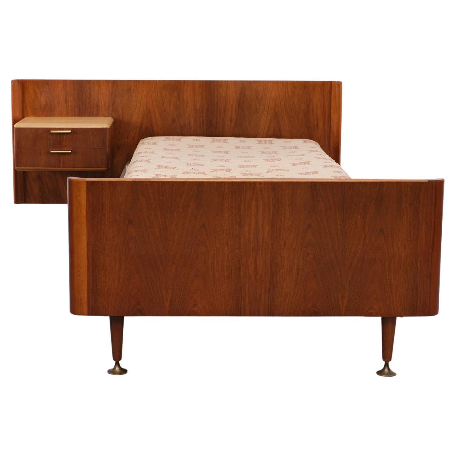 Abraham A Patijn  single Bed  for Zijlstra   1950s  Holland 