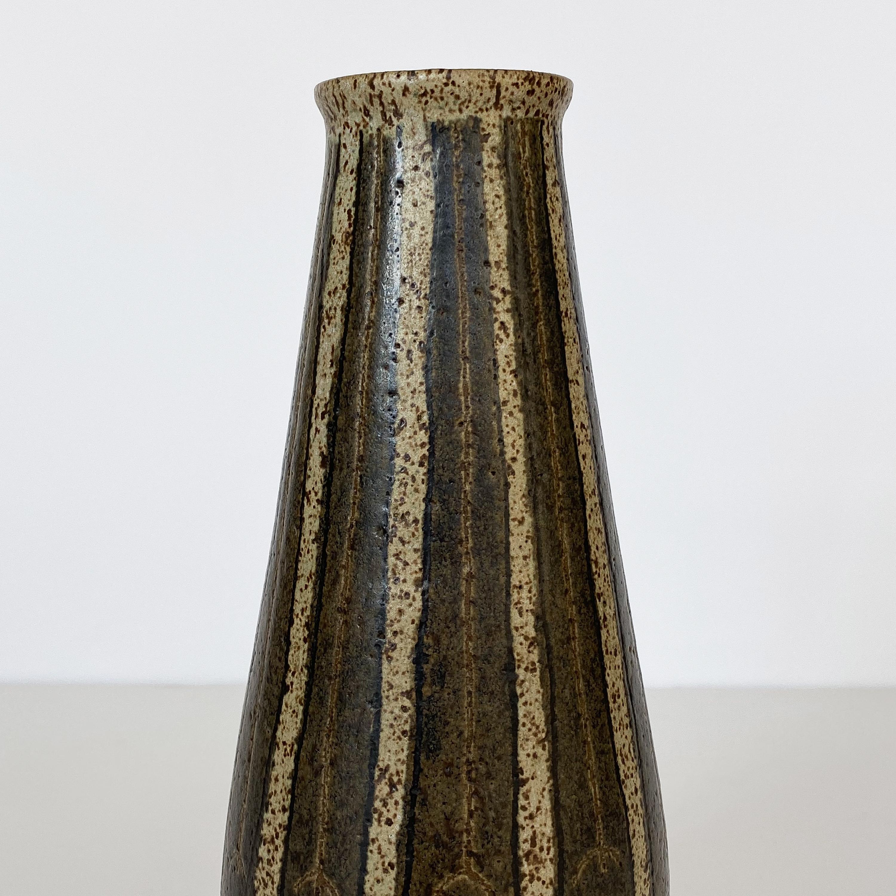 Glazed Abraham Abe Cohn Studio Pottery Vase