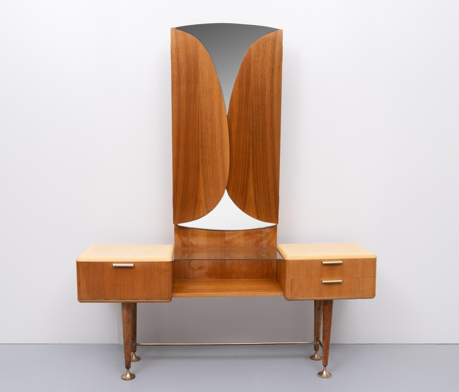 Nutwood  Abraham A. Patijn Dressing Table, 1950s