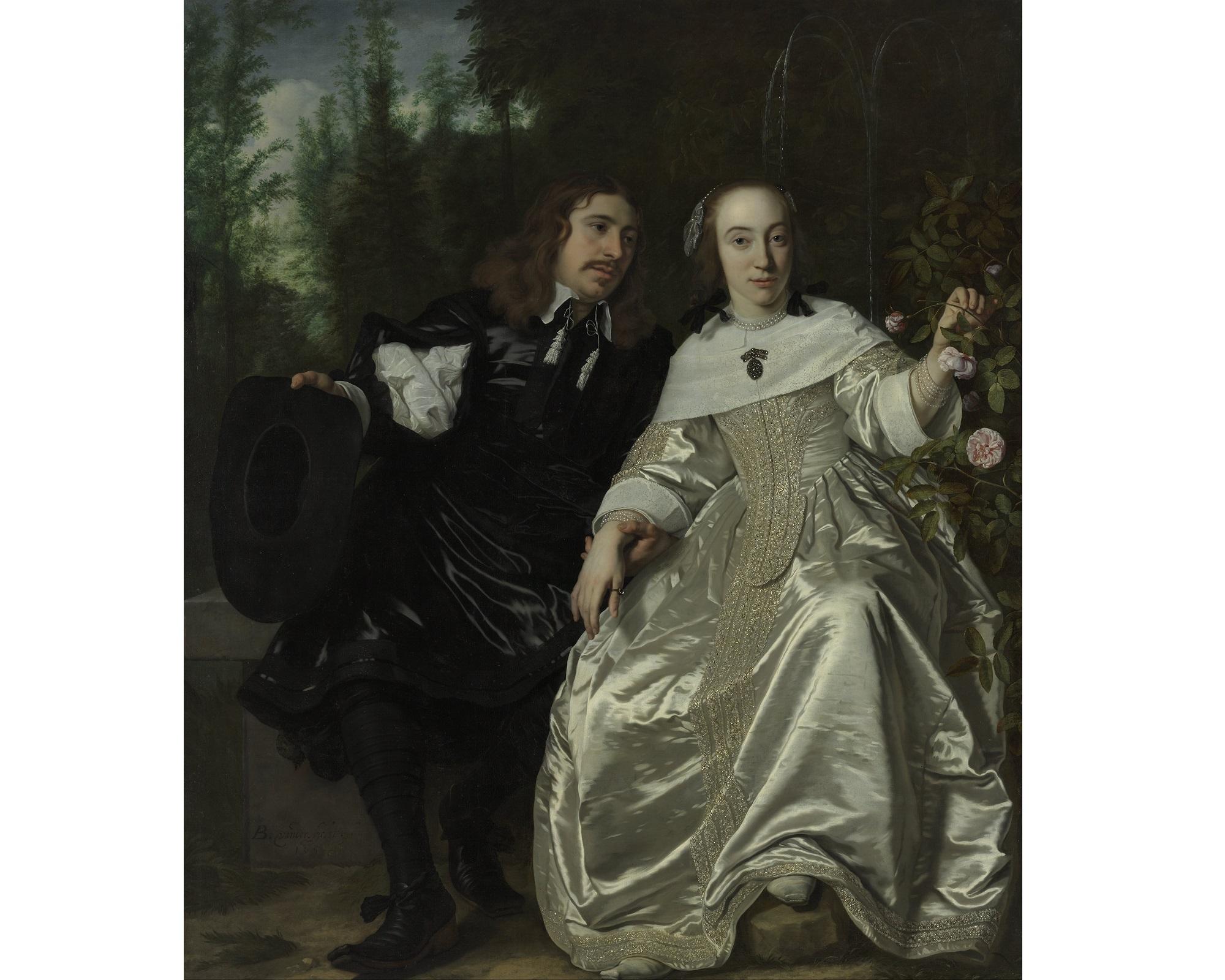 Baroque Abraham and Maria del Court, after Oil Painting by Bartholomeus van der Helst For Sale