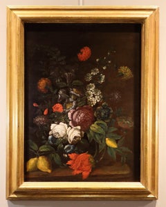Still-Life Flowers Brueghel Paint 17/18th Century Oil ona canvas Old master Art