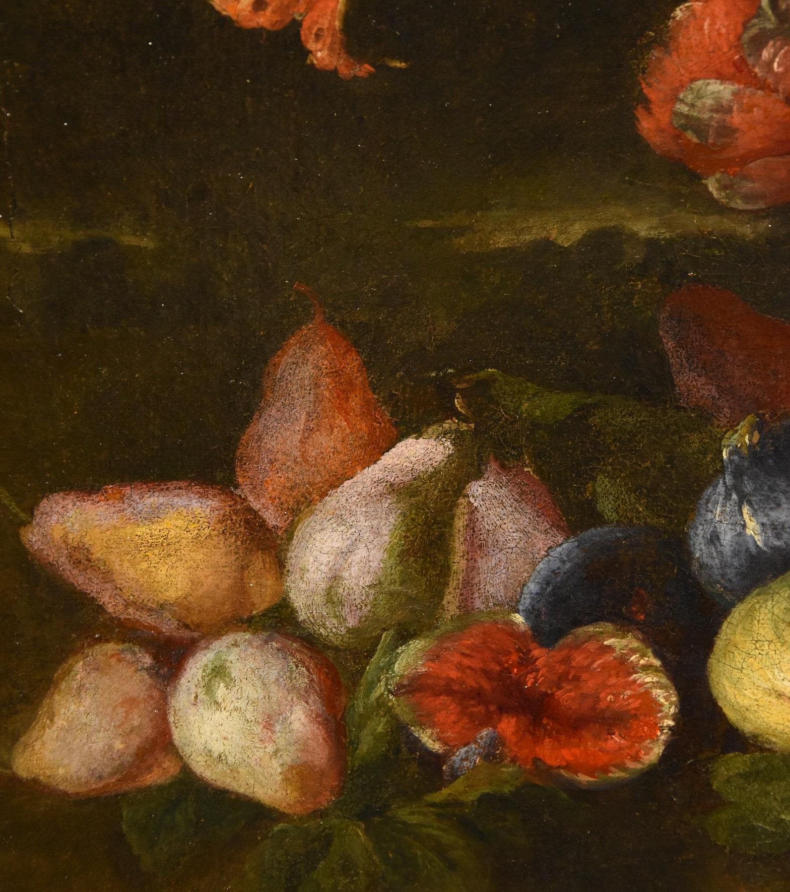 Brueghel Still Life Flowers Fruits Paint Old master Flemish 17th Century Italy 8