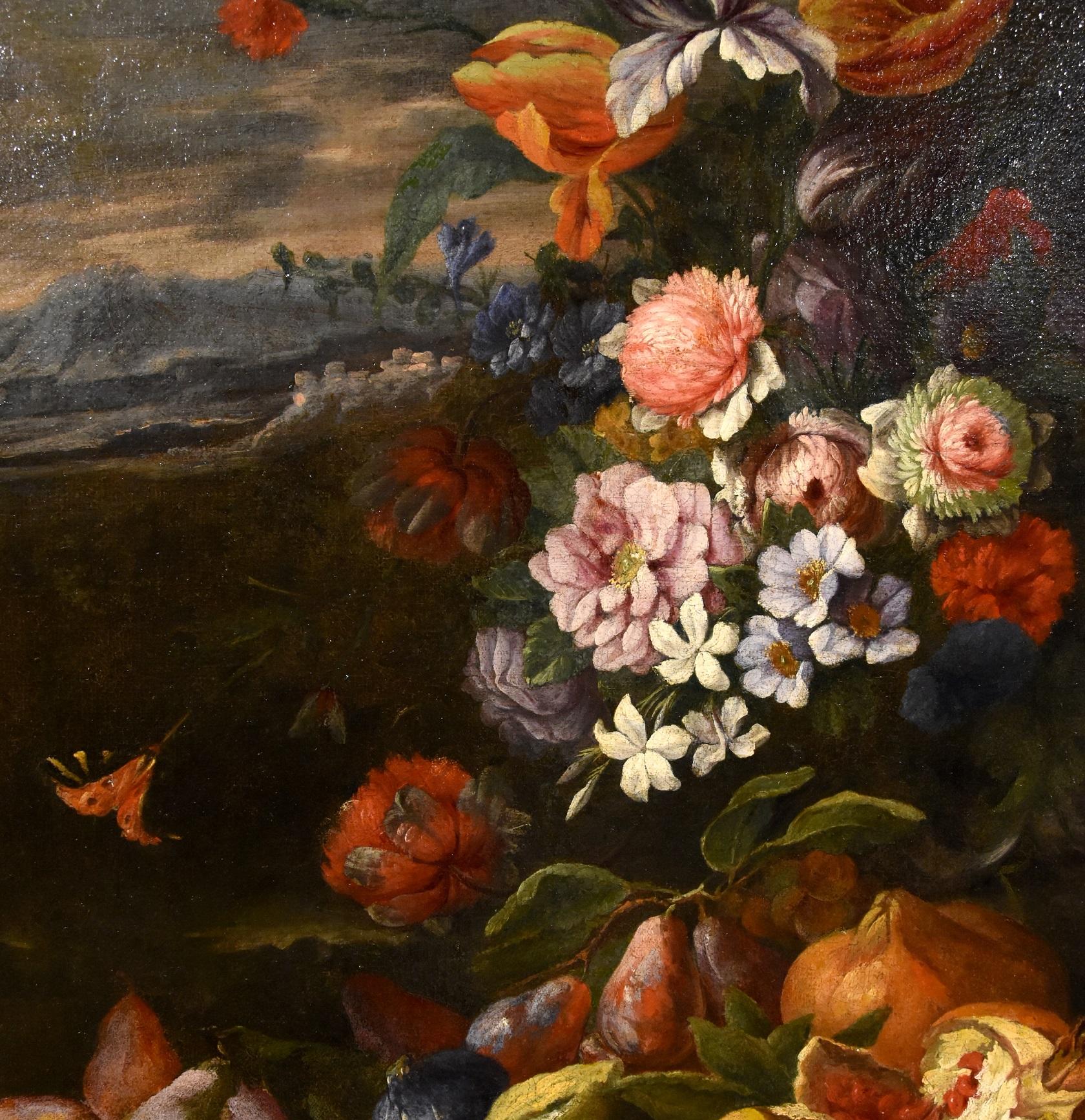 Brueghel Still Life Flowers Fruits Paint Old master Flemish 17th Century Italy 12