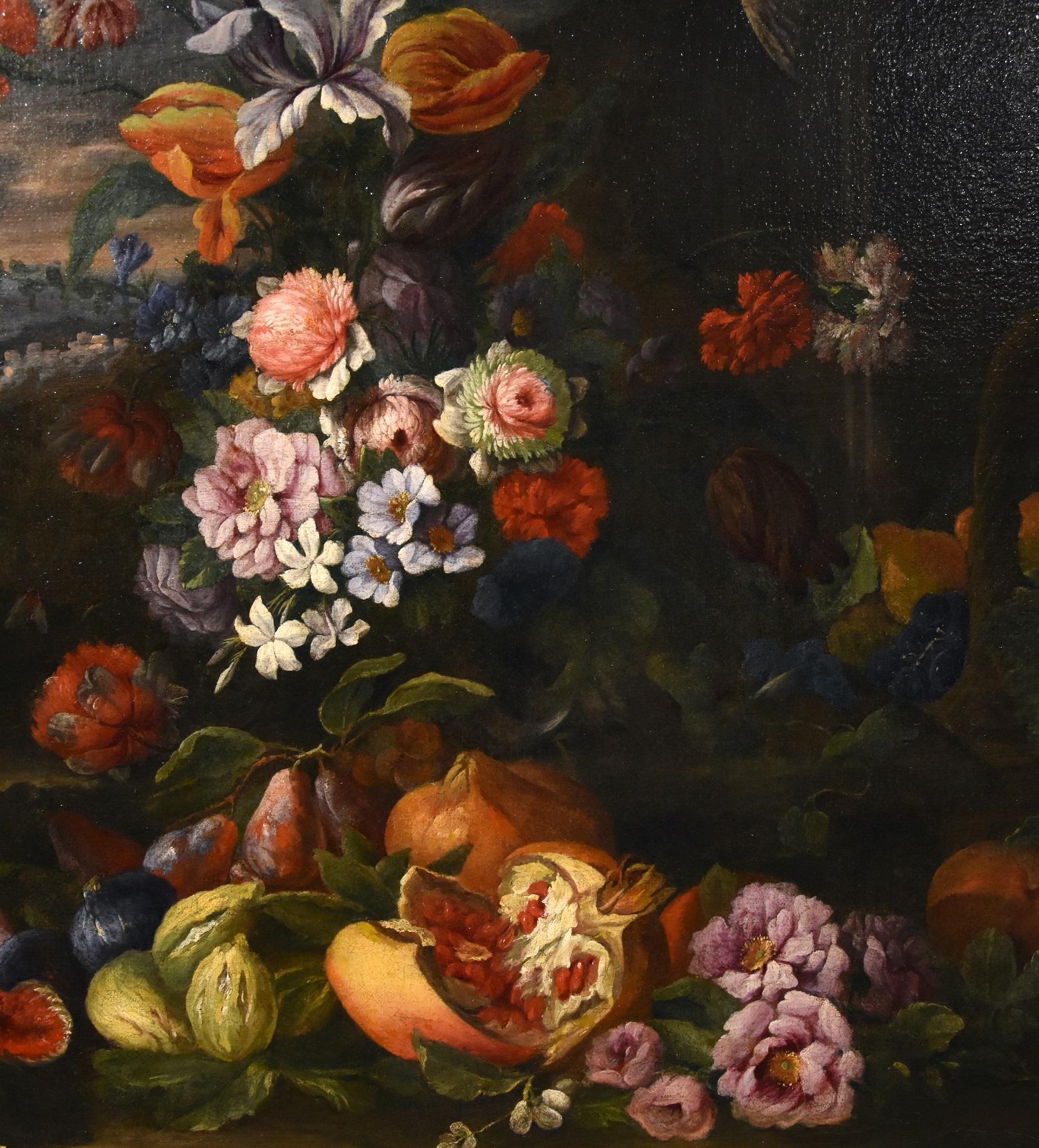 Brueghel Still Life Flowers Fruits Paint Old master Flemish 17th Century Italy 3