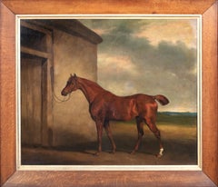 Portrait Of An Irish Chestnut Hunter, circa 1820 by Abraham Cooper (1787-1868)