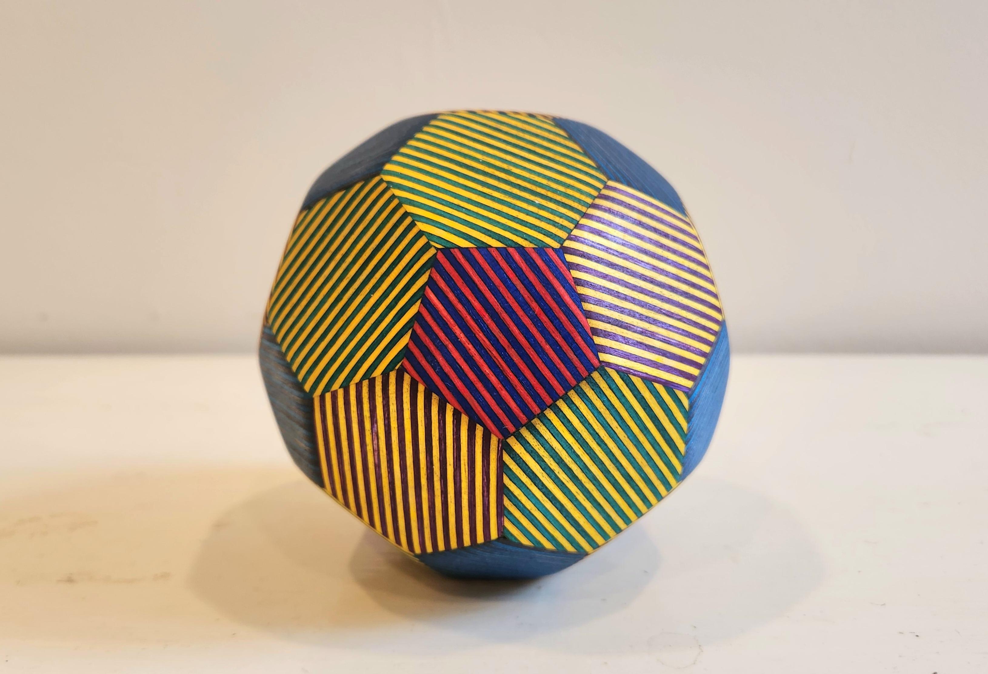 Abraham Ferraro Still-Life Sculpture – Skulpturale Kugel – Truncated Icosahedron