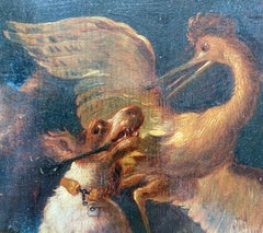 17th century Dutch old master - A majestic hunt - Dog Prey