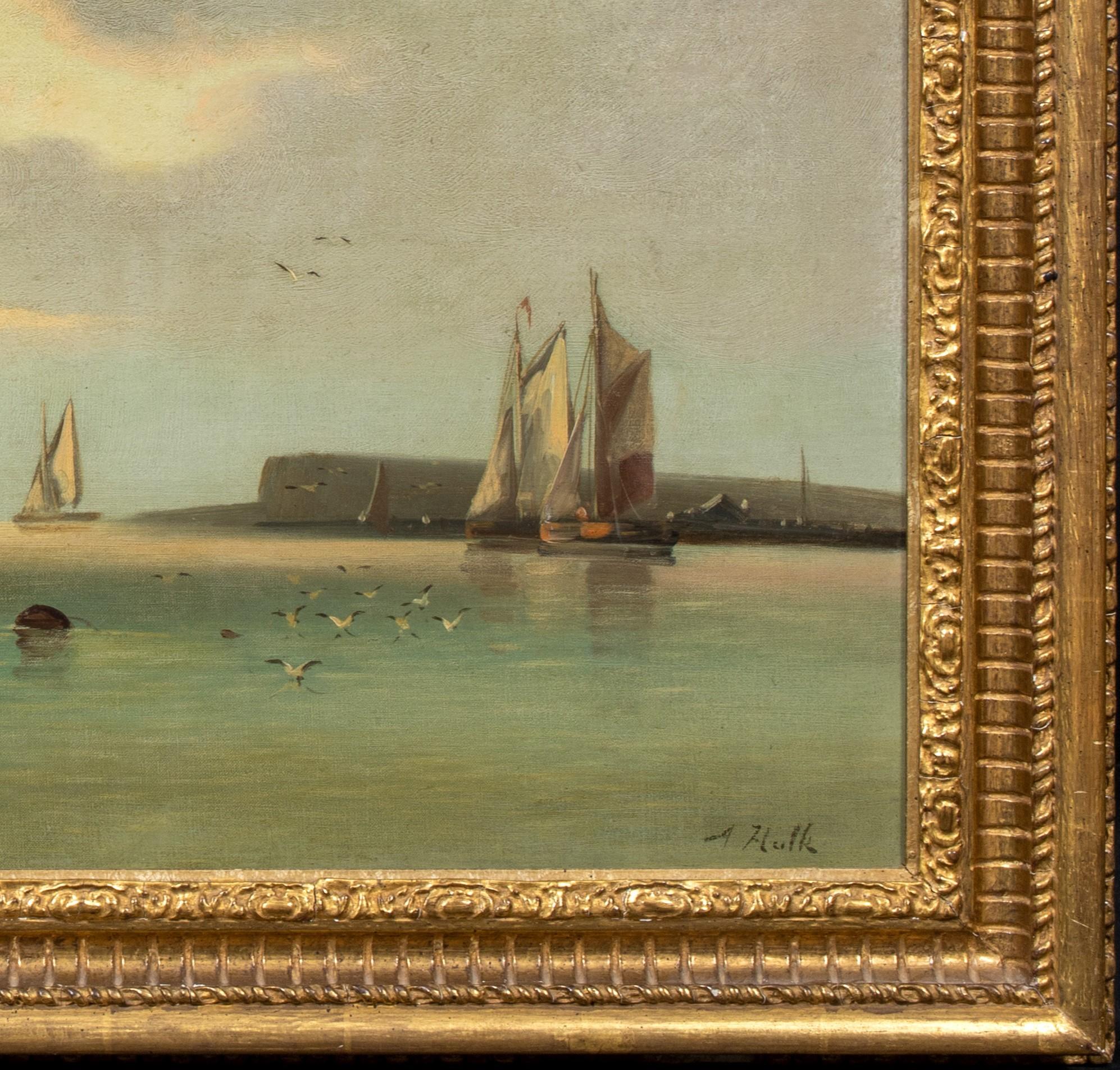 Navigation néerlandaise dans un estuaire, 19e siècle

par Abraham I HULK (1813-1897) similaire à $60,000

Grande vue d'un coucher de soleil du 19e siècle avec des navires hollandais dans un estuaire calme, huile sur toile d'Abraham Hulk. Exemple de