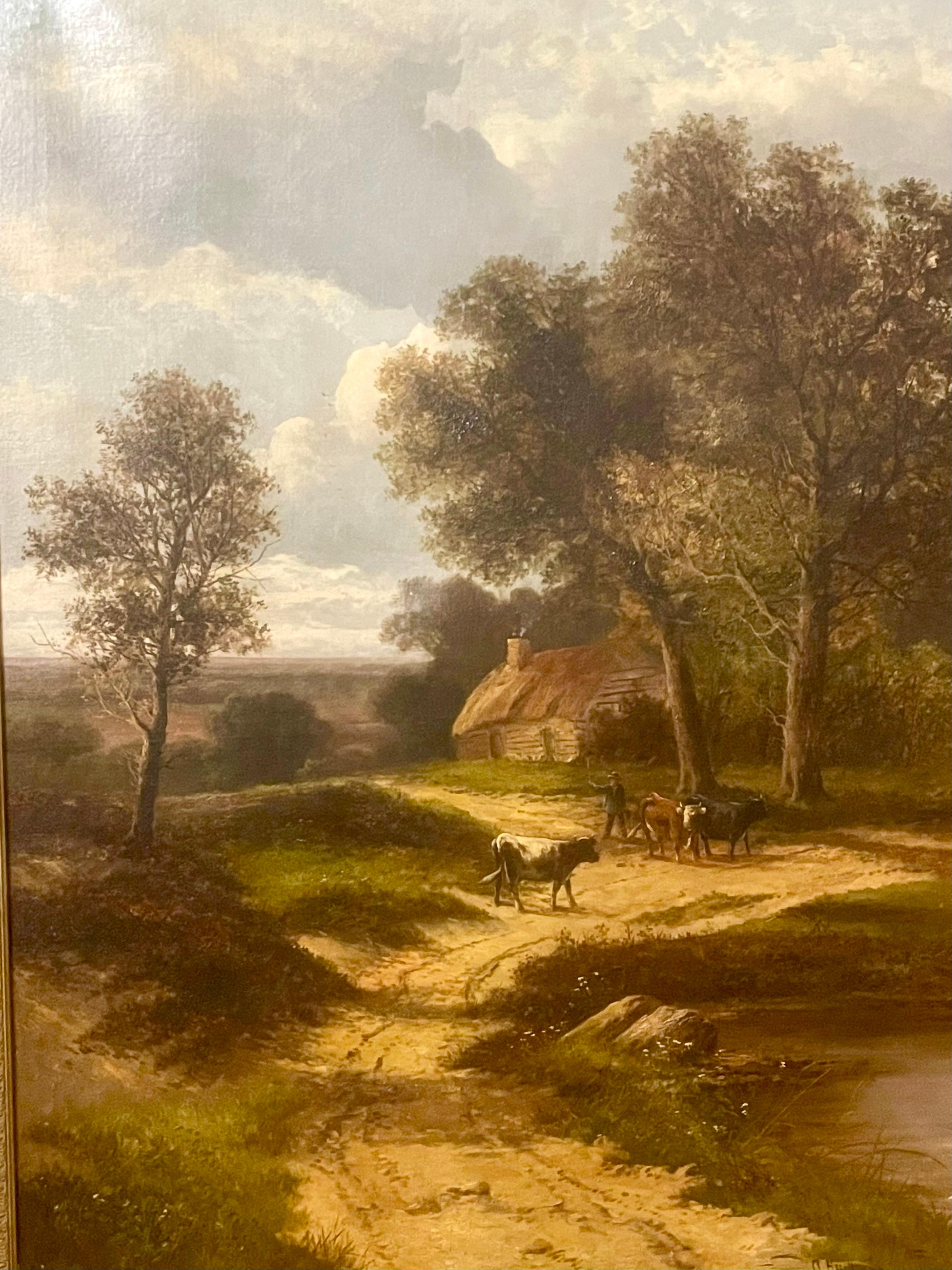 Maison de campagne - Painting de Abraham Hulk the Younger
