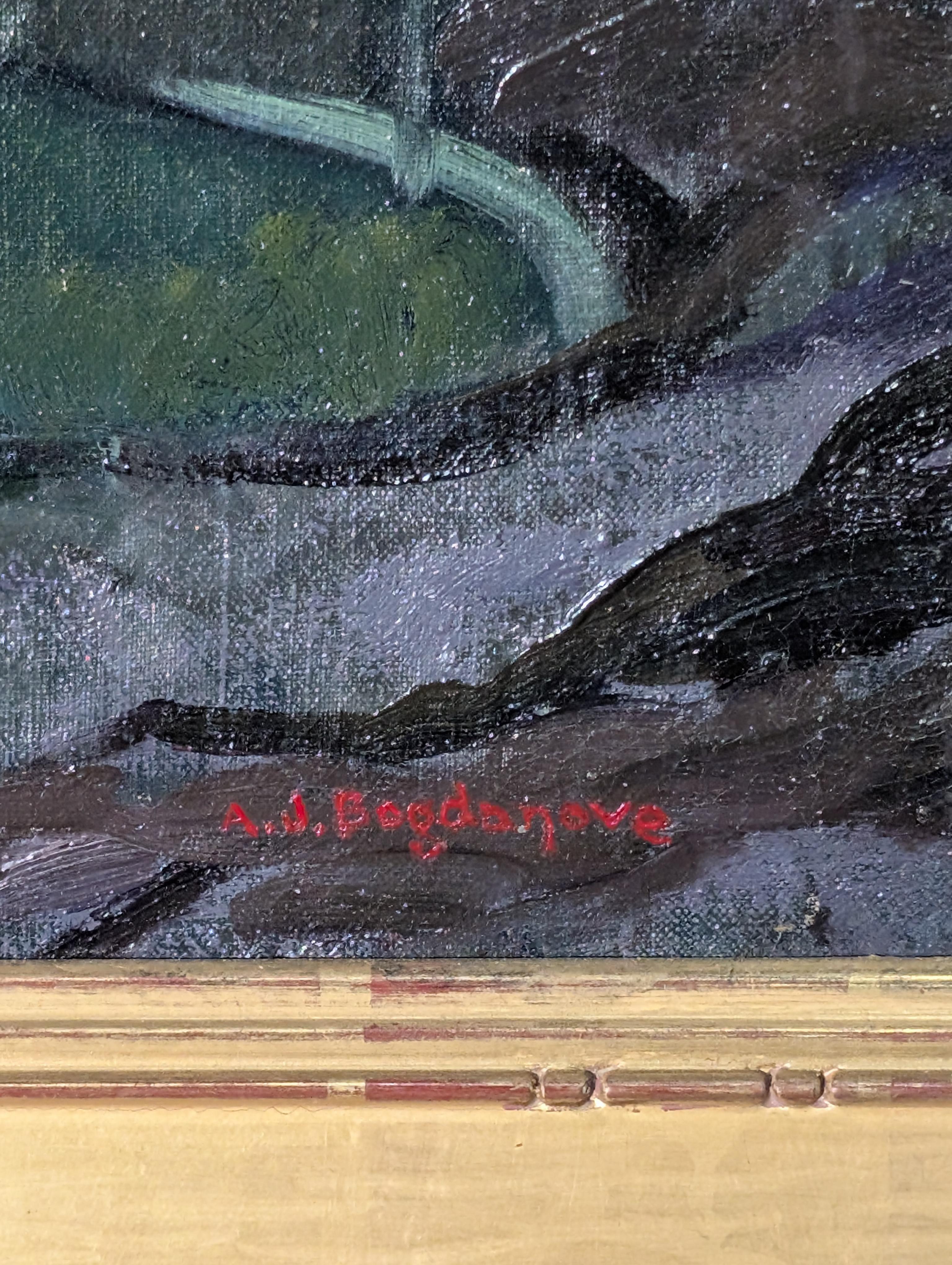 Amerikanischer Impressionist Porträtgemälde von 